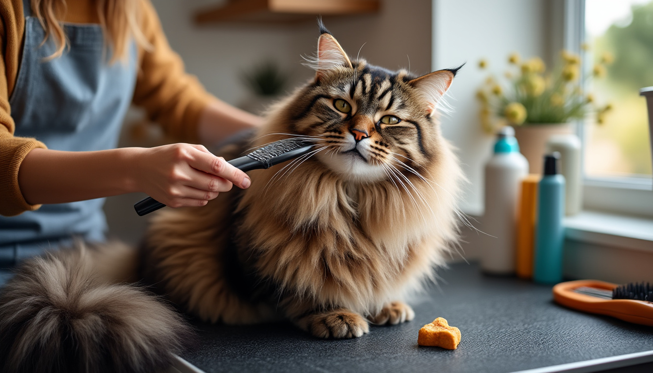 découvrez les meilleures astuces pour entretenir le pelage brillant et sain de votre maine coon. apprenez les techniques de brossage, l'importance d'une alimentation équilibrée et des soins adaptés pour faire ressortir toute la beauté de ce chat majestueux.